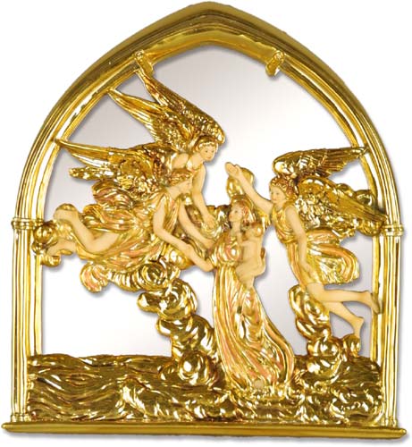 Angels Of The Sea Mirror 10" Plaque