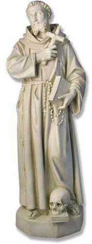 St. Francis (Skull & Cross 63" Statue