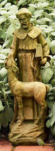 Saint Francis With Deer 22" statue