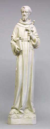 Saint Francis 43H" Statue