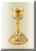 17th Century Baroque Chalice and Paten